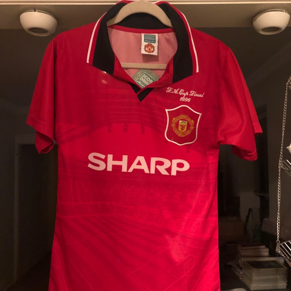 Manchester United 1996 F.A. Cup Final jersey